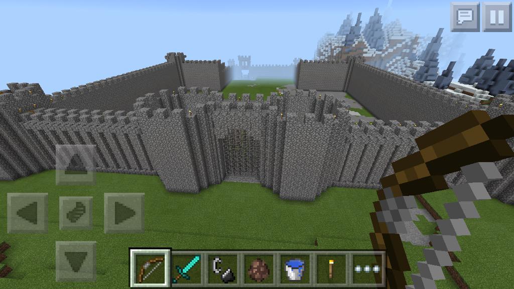 Tbook マイクラpe 城門と氷の城を作りました Http T Co Aheydzpbyw Twitter Tbook マイクラpe 城門と氷の城を作りました Http T Co Aheydzpbyw Twitter