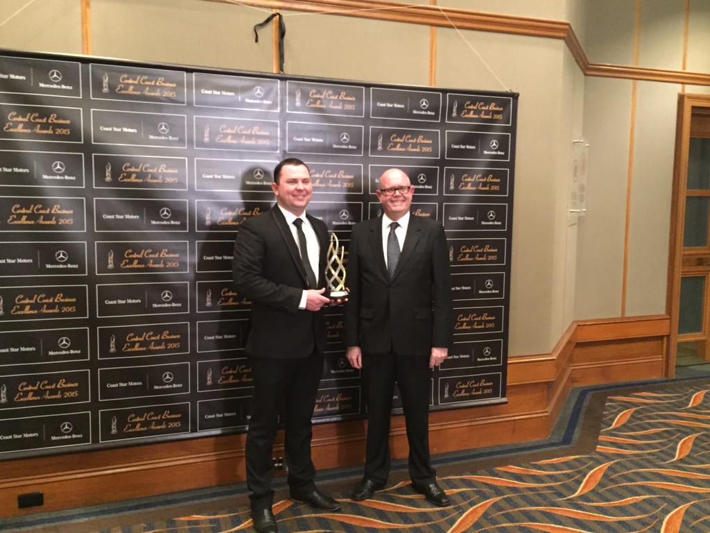 Congratulations Servers Aust 2015 winner of #UONCentralCoast Excellence in Innovation Award <a href="/CCBusAwards/">CCBusinessAwards</a>