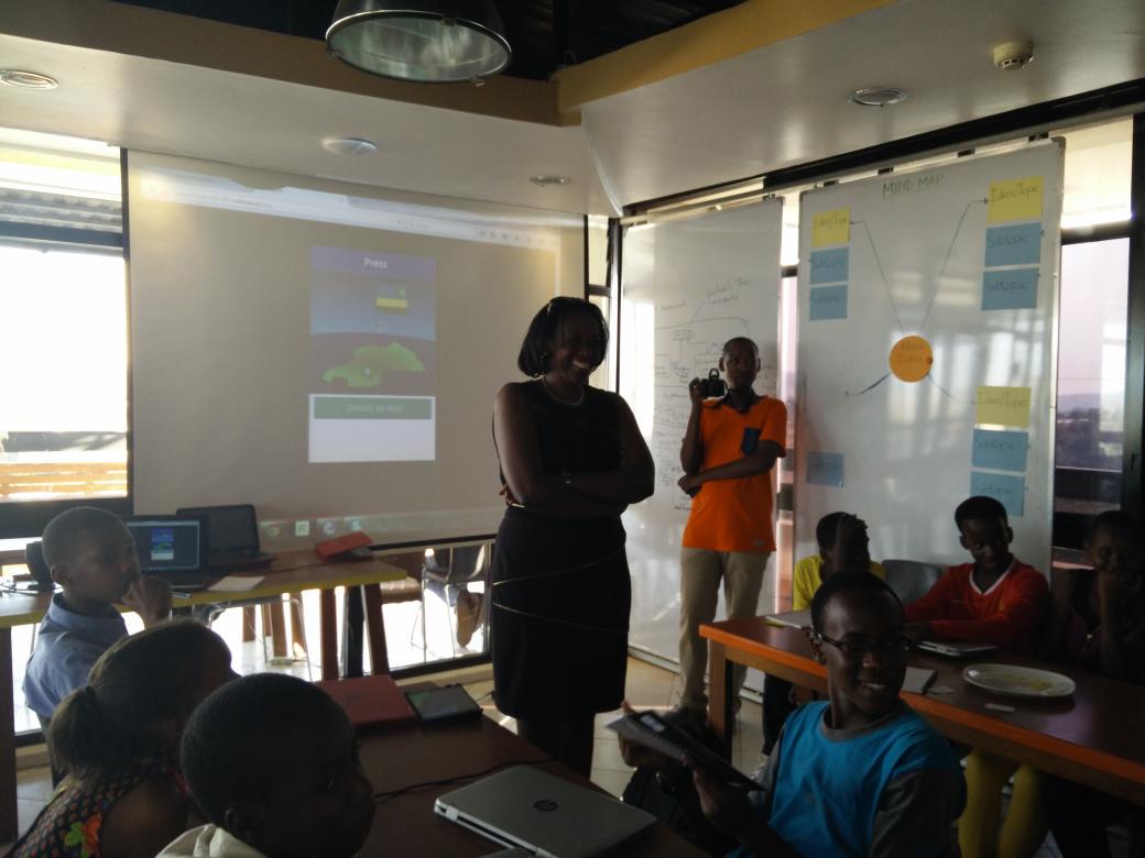 klabrw's tweet image. Thanks @vuwamuta for speaking to the children and @DOTRwanda for sponsoring the bootcamp.#NextGenCoders #MenyaICT2015