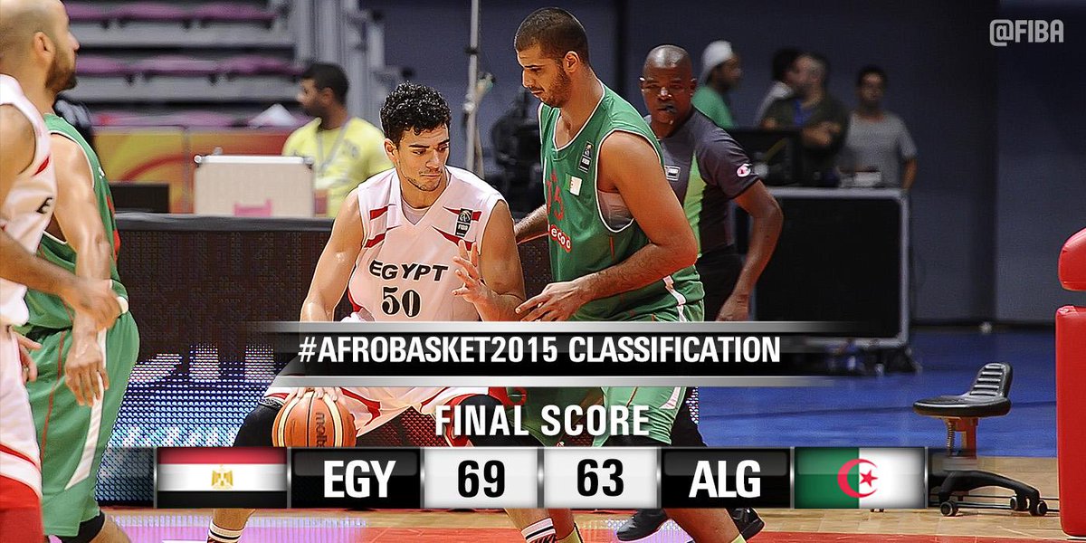 .@AssemMarei led Egypt to the 5th place at #AfroBasket2015! #EGYALG boxscore: bit.ly/1Jp8HrT