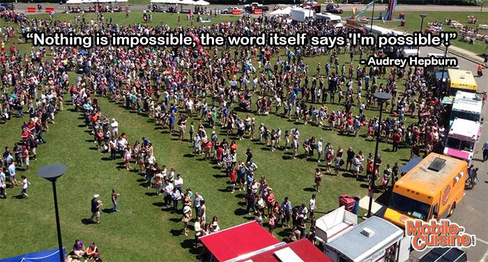 MobileCuisine's tweet image. Today's #foodtruck #quoteoftheday comes from Audrey Hepburn.