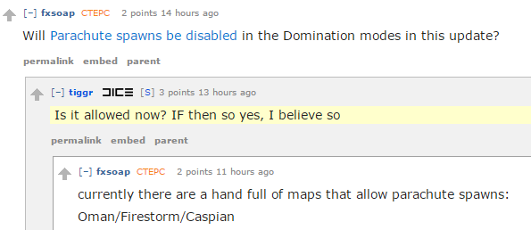 BFRoundup's tweet image. #BF4 #SummerPatch should Disable Parachute Spawning in Domination, on maps such as: Oman, Firestorm &amp;amp; Caspian.