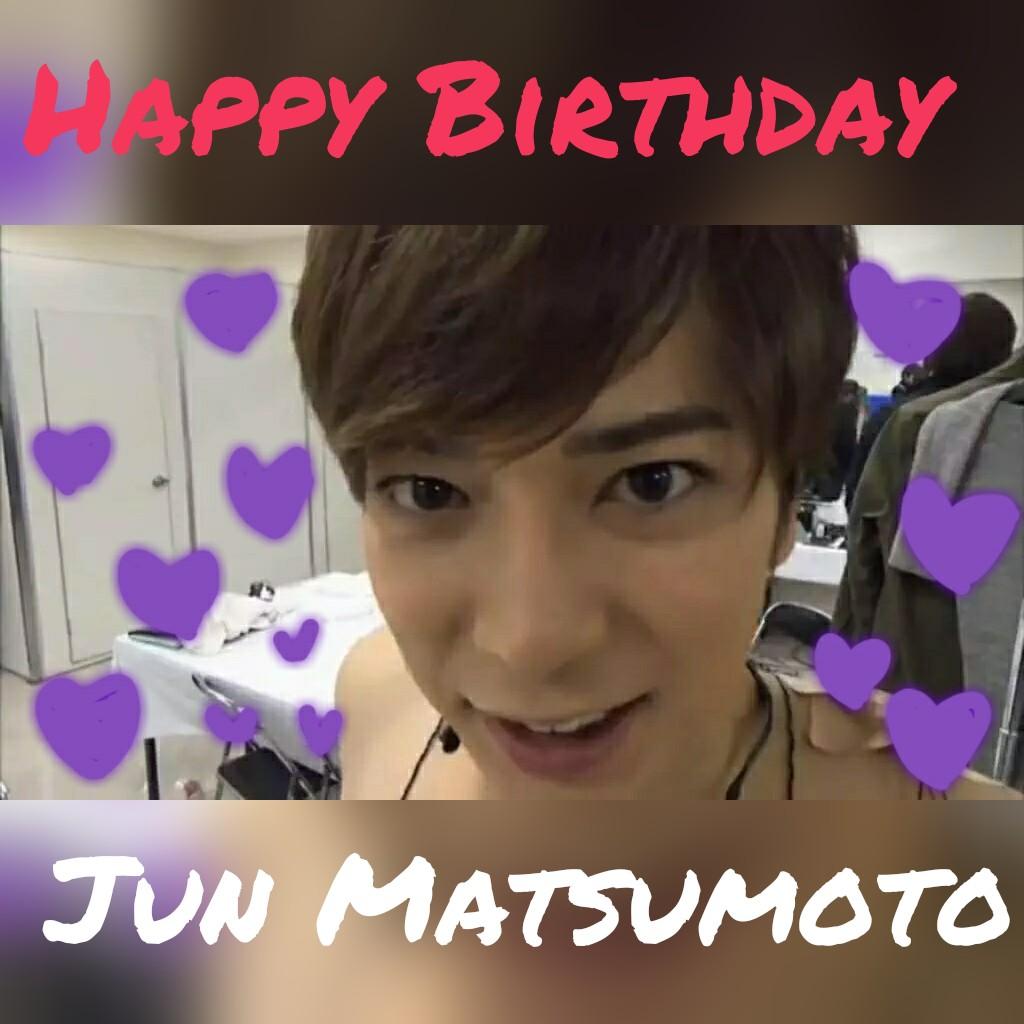 Happy Birthday Jun Matsumoto                                                              