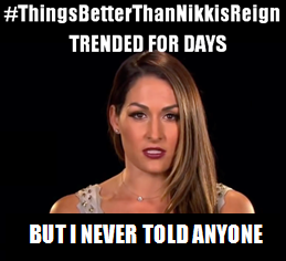 #ThingsBetterThanNikkisReign is trending on Twitter CNldPrZUsAApFGm