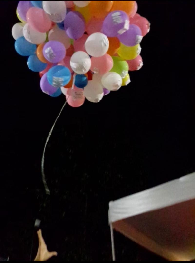 Pelepasan balon harapan mngakhiri rangkaian acara Tenda Purnama hari ini. Smg harapan2 wisudawan/ti dan maba trcapai😊