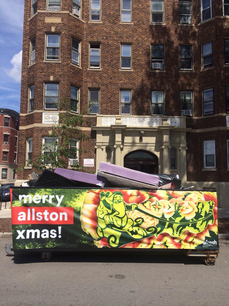 BostonTweet's tweet image. And it begins. #AllstonChristmas