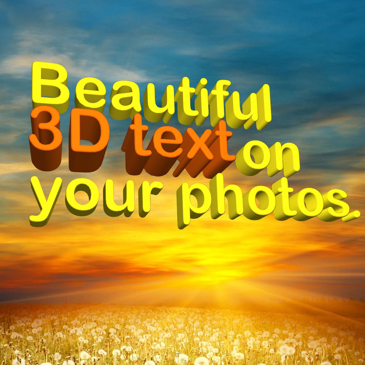 LockScreenPlus's tweet image. Add beautiful 3D text to your lock screen or photos with FREE @Verba_3D app! itunes.apple.com/us/app/verba-3…