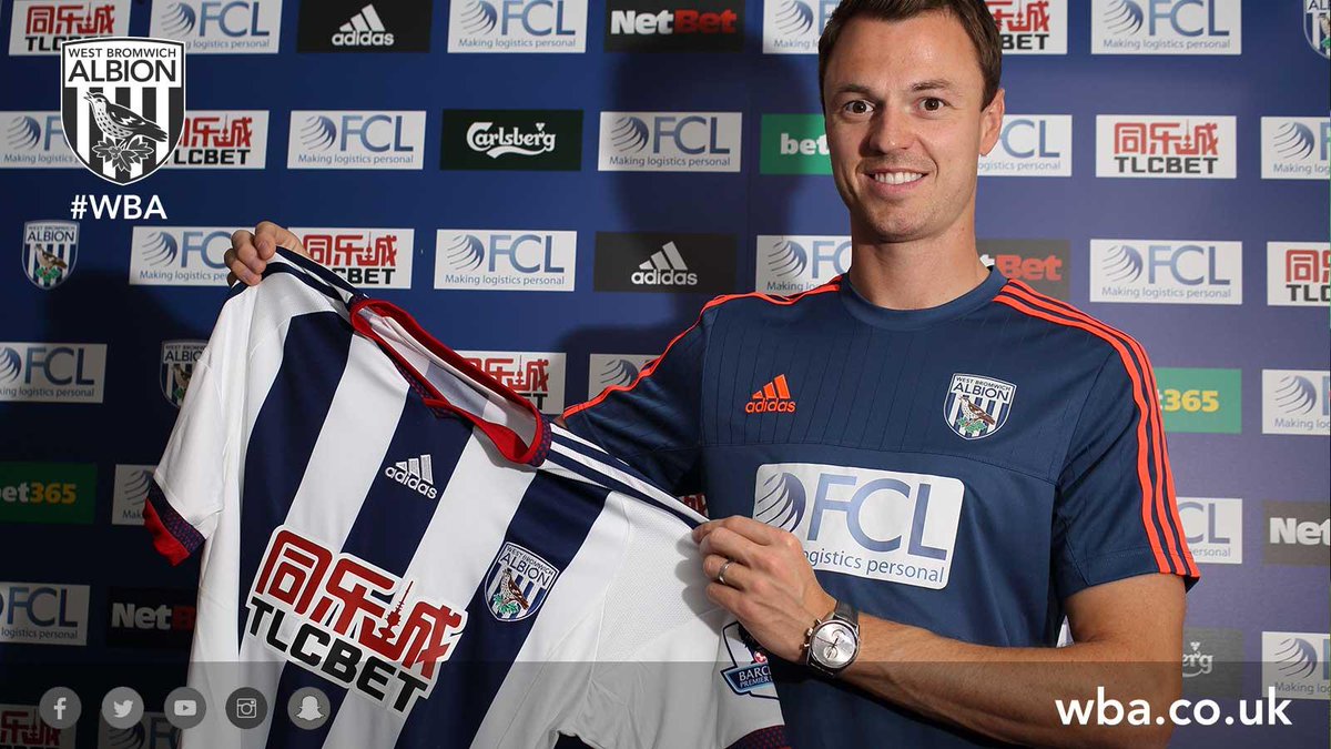 Done Deal: Man United & West Brom confirm Jonny Evans has moved to the Hawthorns (Tweets)