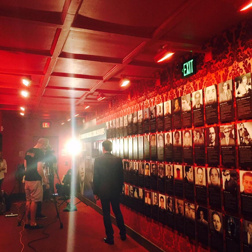 MichaelFranzese's tweet image. The infamous wall of Made Men and associates at the Mob Museum in Vegas.  Stay tuned for TV show. Coming - 2016