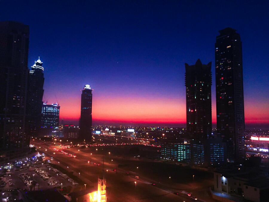 VideoMap's tweet image. Photo name: Sunset 
From: Business Bay 
Download it on GP: play.google.com/store/apps/det…