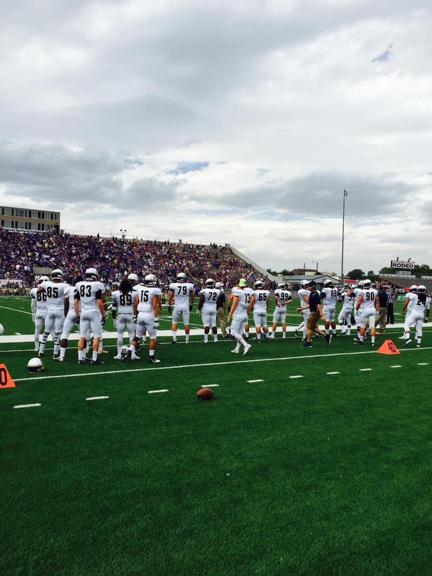 EOUFoundation's tweet photo. Gearing up for game time with the EOU Mountaineers v C of I! http://t.co/3uFgj71J6I