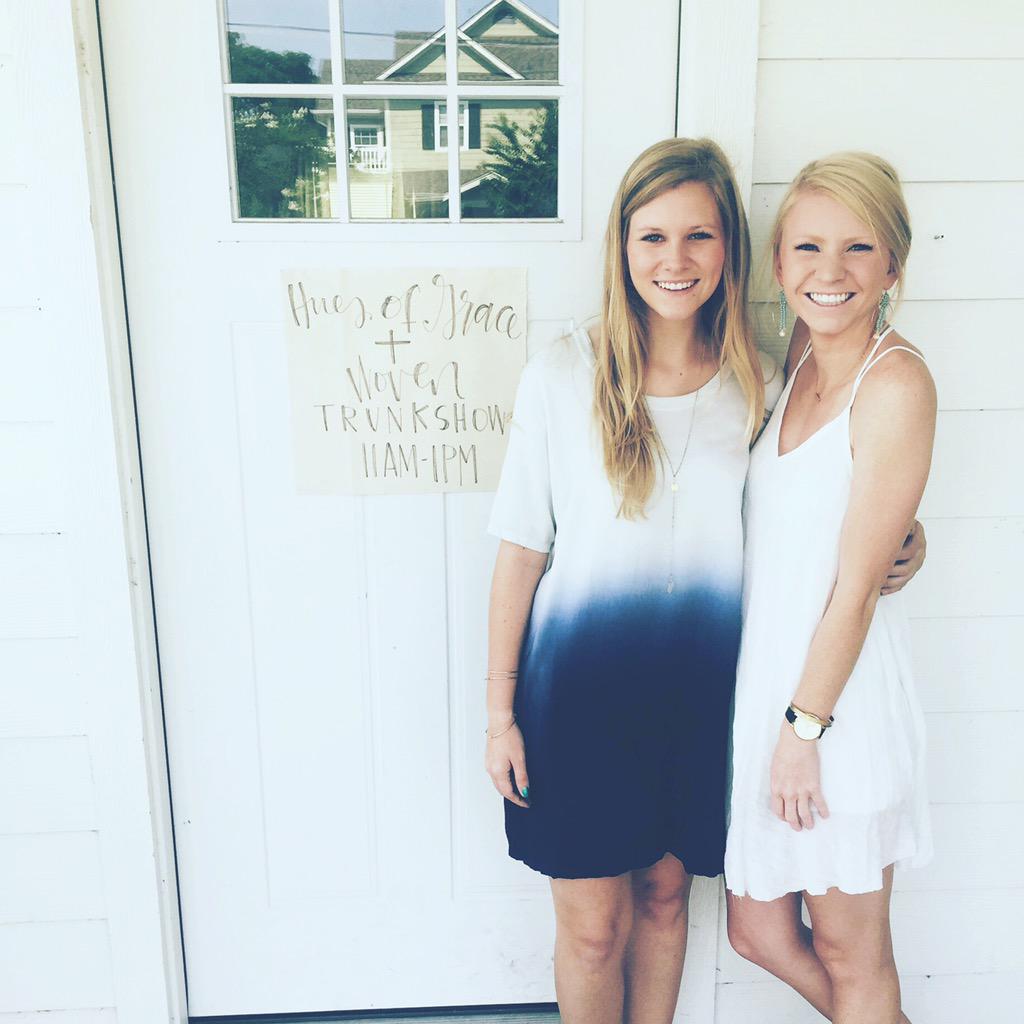 happy morning at the woven jewelry and hues of grace trunk show!