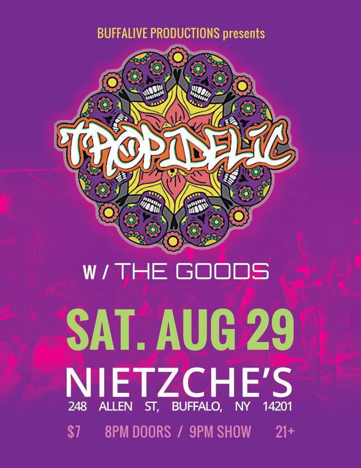 See you all tonight at #Nietzsche's! <a href="/Tropidelic/">Tropidelic</a> live in #BuffaloNY #Tropidelic