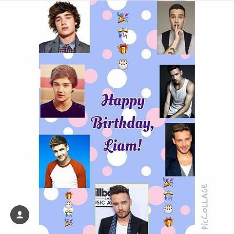   Happy birthday   Liam james payne My love, my life, my heart I love you     