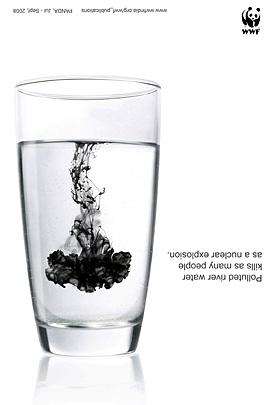 KindCloth's tweet image. inspired by this #WWF AD about polluted rivers killing as many people as a nuclear explosion. #weneedchange