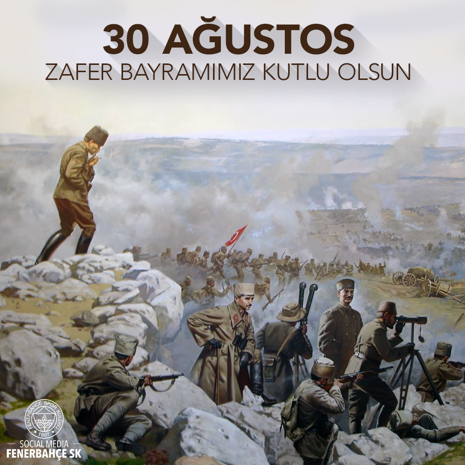 30 AĞUSTOS ZAFER BAYRAMIMIZ KUTLU OLSUN.