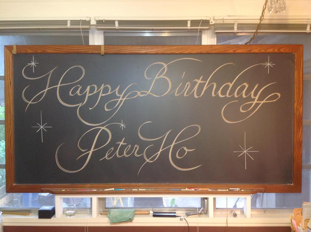  Yes you can...  HAPPY BIRTHDAY Peter Ho.  BAM!!! 