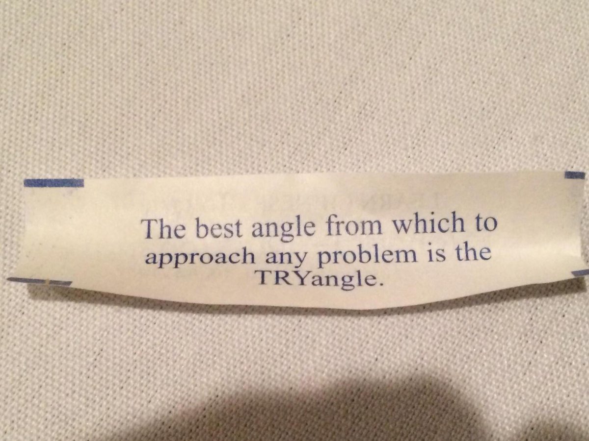 jonostrower's tweet image. You're fired, fortune cookie writer.
