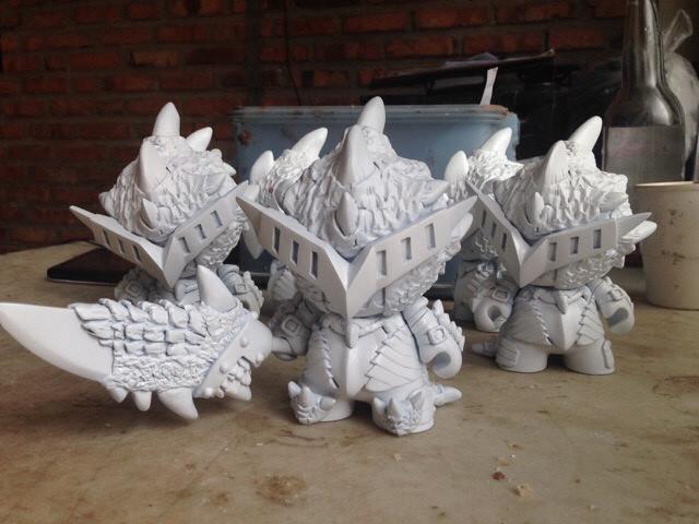 toysrevil's tweet photo. #onTOYSREVIL: http://t.co/PjIdu7EgJT WIP #MonsterHunter Rathalos Munny by #SENCustom #MiniMuny #Munny #custom #resin http://t.co/VOHQeTehth