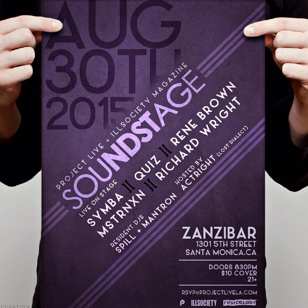 NSILOSWELSH's tweet photo. SUNDAY @ZANZIBARLIVE: #SOUNDSTAGELA FT @THEREALSYMBA @QUIZISDOPE @RENEBROWNMUSIC @MSTRNXN @RICHARDWRIGHT_1 http://t.co/bIHgWEKidX