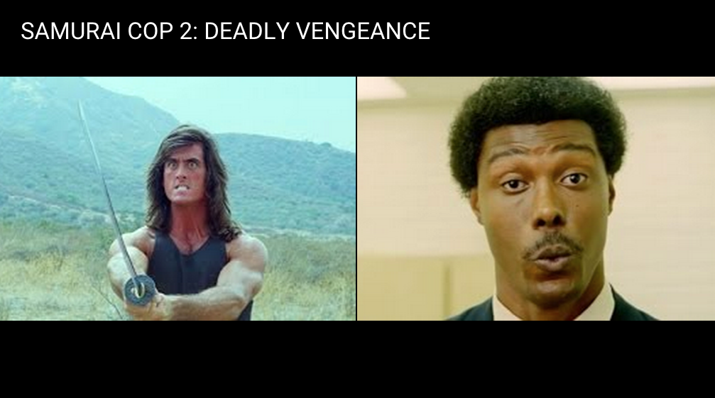 Cinema_Epoch's tweet photo. Meet @mkaredas and #MarkFrazer in person @ 10/9 & 10/10, 7:20pm shows of #SamuraiCop2 @noho7: http://t.co/2WJHACAxud http://t.co/Clx3Chwjtq