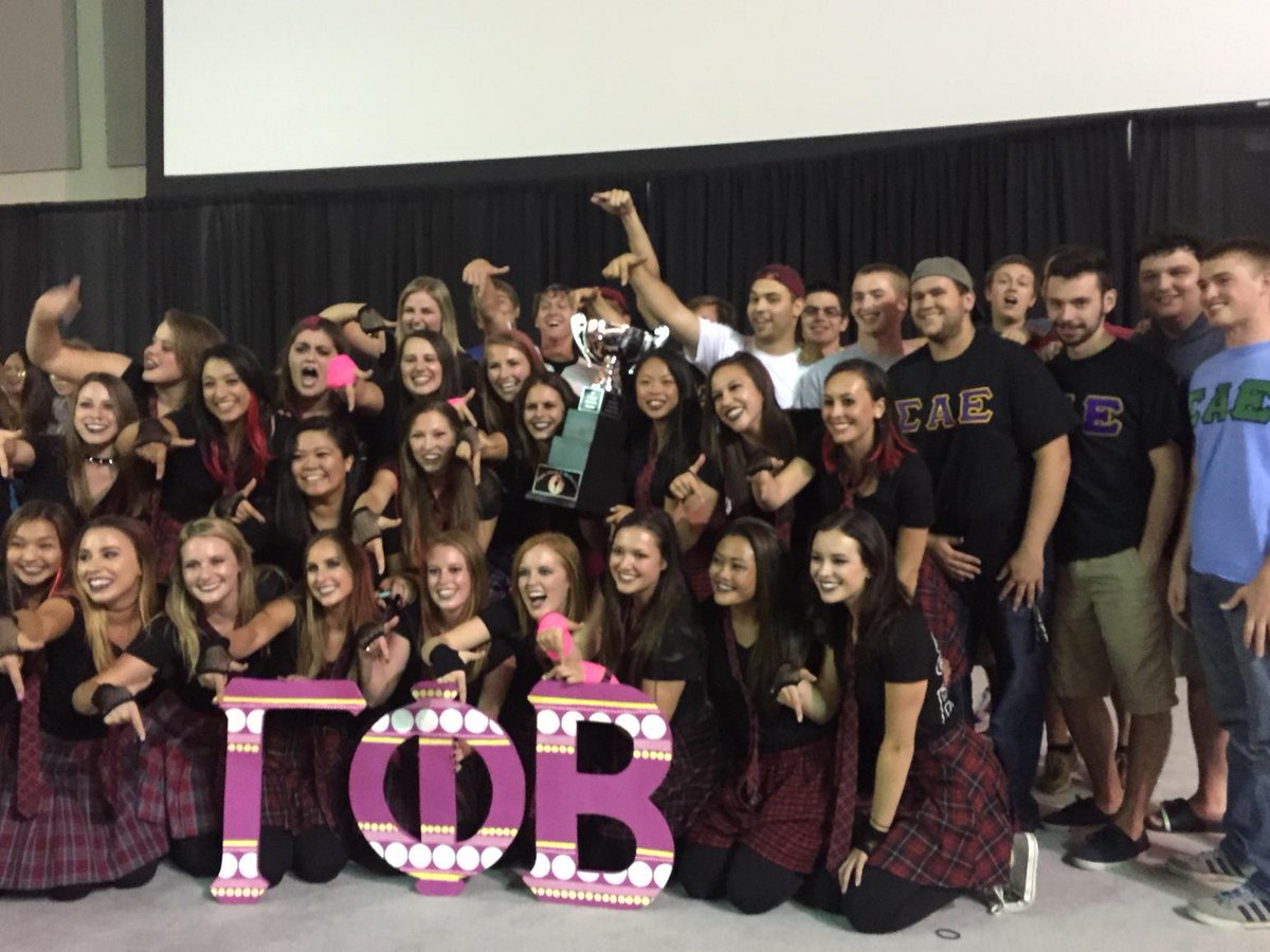 PHC_CreightonU's tweet photo. Congrats to our winners tonight! @GammaPhiBeta_CU and @SAECreighton #lipsync15 #NewJays2015 http://t.co/77DqE08XMp