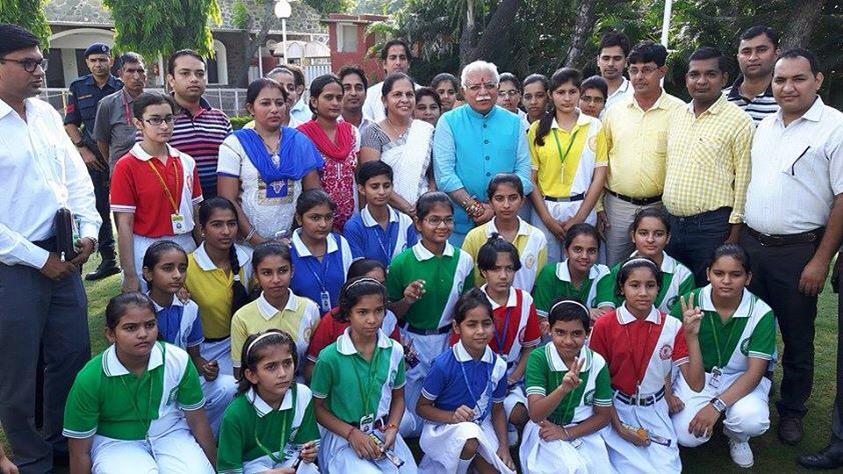 Celebrating Raksha Bandhan with Honourable CM Haryana