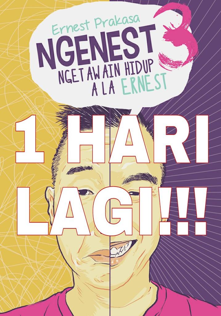 penerbitrakbuku's tweet photo. Kesempatan lucky angpao &amp; dropbox #NGENEST3 @ernestprakasa tinggal 1 hari lg! Pastikan km jd salah satu yg beruntung! http://t.co/MEzsMGcS8F