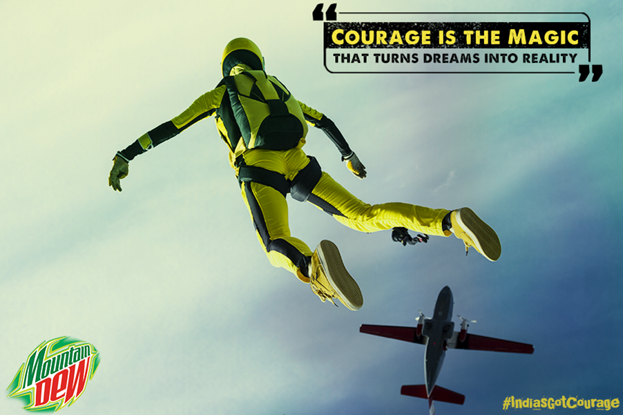 Heroes take risks! Share the courage by telling us your #Dew story at t.pep.jobs/RxUyp #IndiasGotCourage ^an