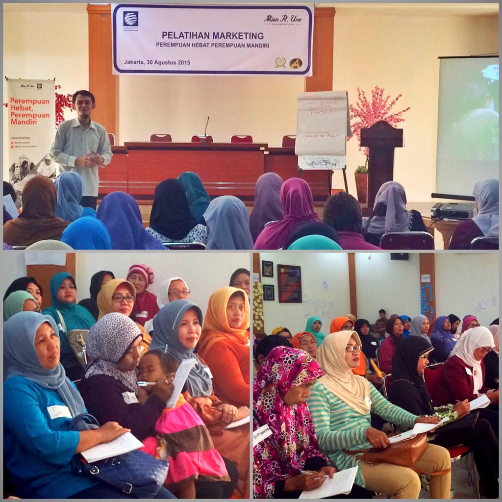 Saratoga CSR &amp; <a href="/mrufoundation/">MienRUno Foundation</a> - Pelatihan Marketing - Perempuan Hebat Pere.... tmi.me/1f8jG5