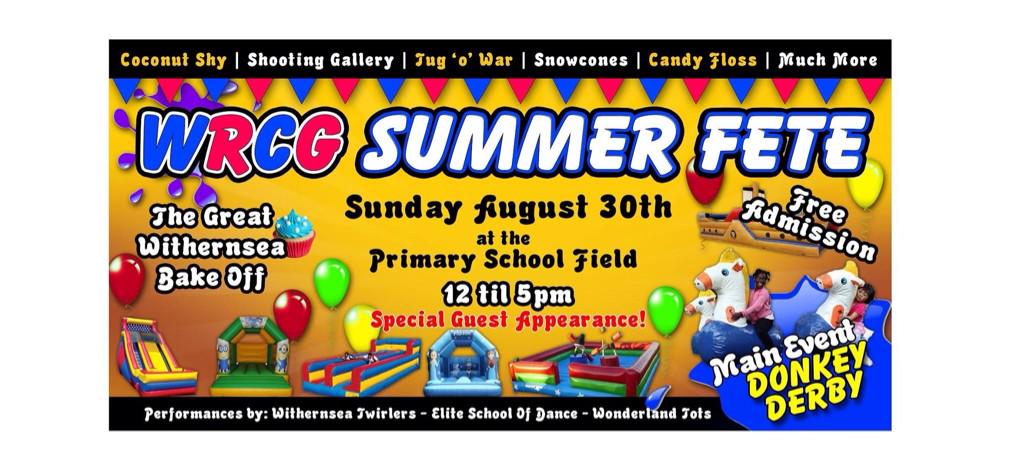 WRCG1's tweet photo. TODAY!!!! #WRCGSummerFete is finally here, so much going on it's silly!!! You don't wanna miss this one, #HU192EG http://t.co/rbXstxX8XT