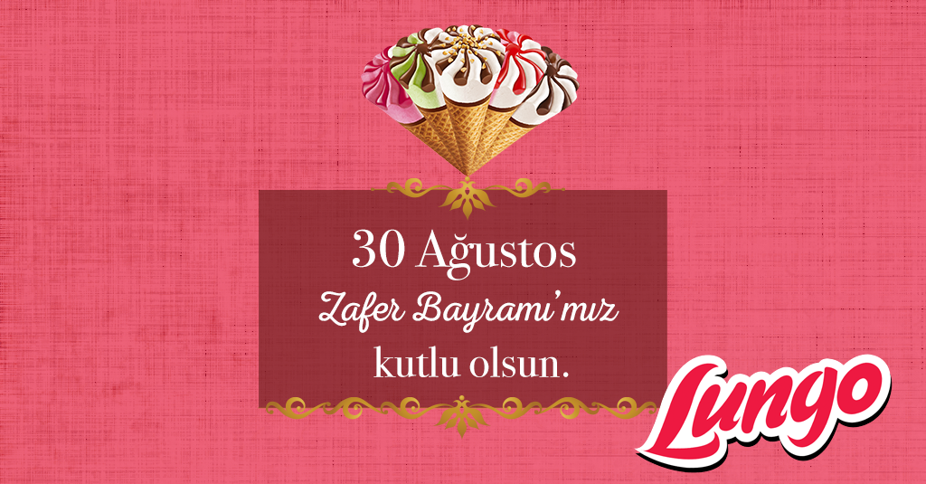 30 Ağustos Zafer Bayramı'mız kutlu olsun.