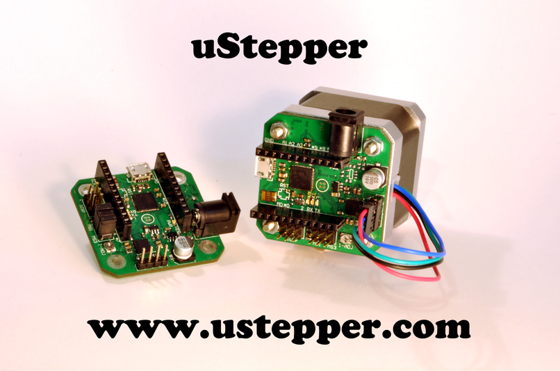 thomasmeghe's tweet photo. #uStepper : an #Arduino compatible board with an integrated stepper driver backpack. https://t.co/p3pCQcWWiF http://t.co/0qU0Ho5bfW