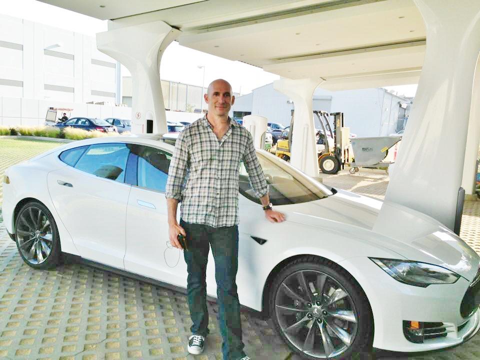 Flashback to when I went to pick up my brand new Tesla. What an exciting day. Love driving my car #tesla #teslamotors