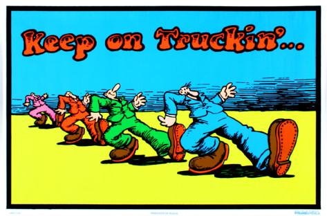 Happy Birthday to Robert Crumb - \"Keep on Truckin\...\" 