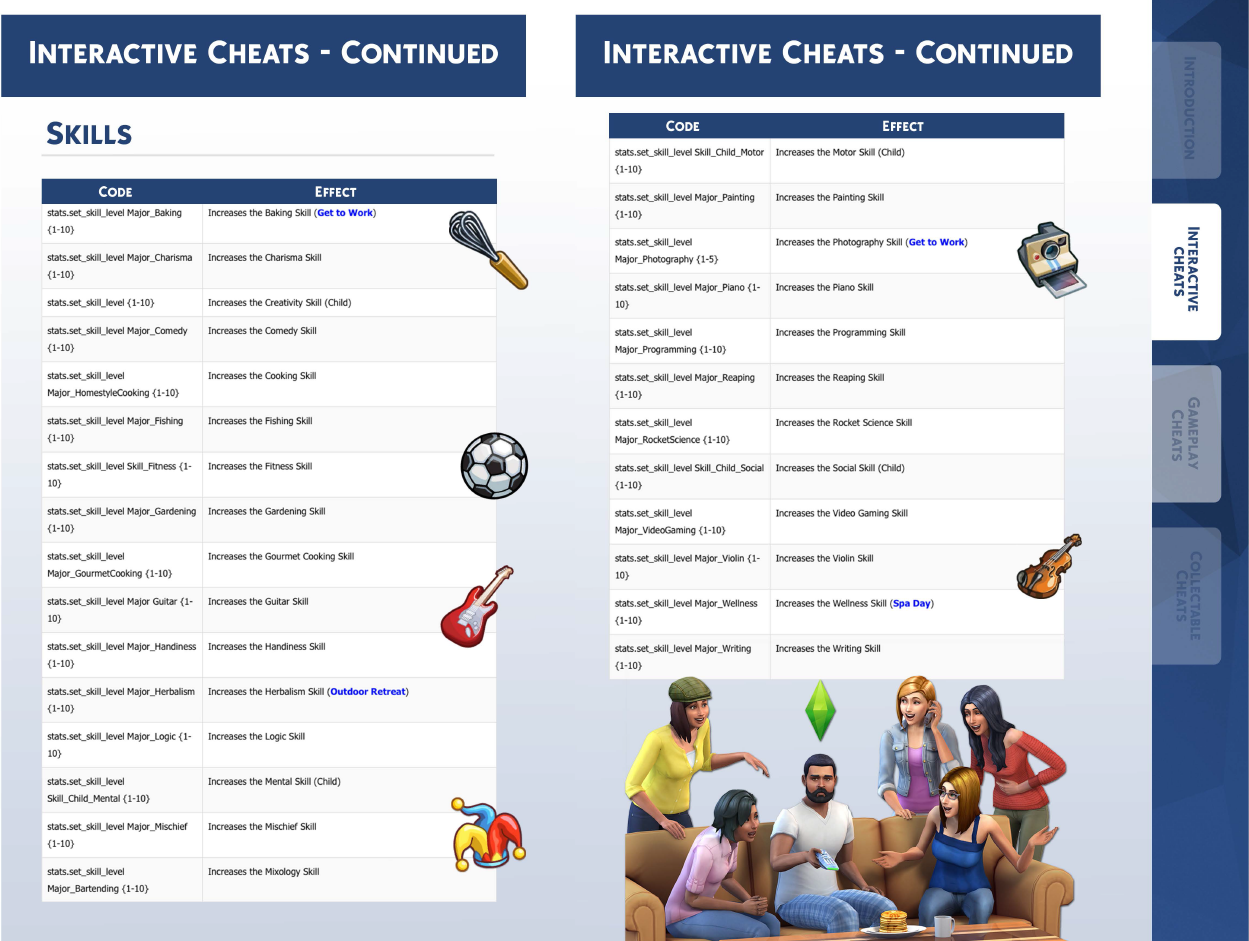 The Sims 4 Cheats Page Updated with Toddler Skill Cheats