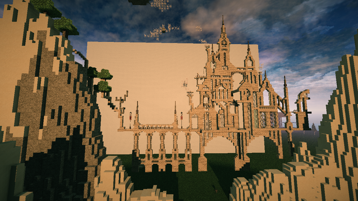 くりゅ氏 على تويتر 魔女の住んでるお城 Minecraft影絵 Minecraft建築コミュ Http T Co 33bbmr7a50