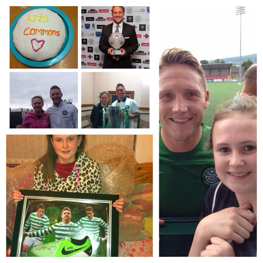   would like to wish kris commons a happy birthday from his biggest fan at Celtic  