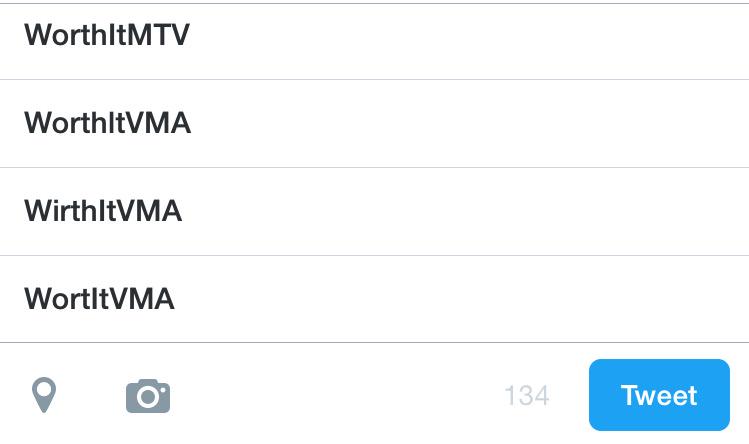 mah5H's tweet image. GUYS STOP TWEETING THE WRONG HASHTAG LOL BE CAREFUL #WorthItVMA