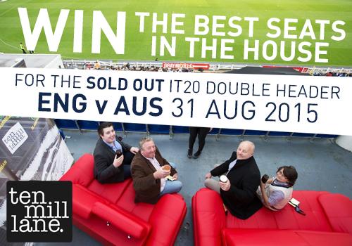 GlamCricket's tweet image. LAST CHANCE! Win our Best Seats for tomorrow's IT20!
To enter RETWEET &amp;amp; follow @GlamCricket and @TenMillLane.