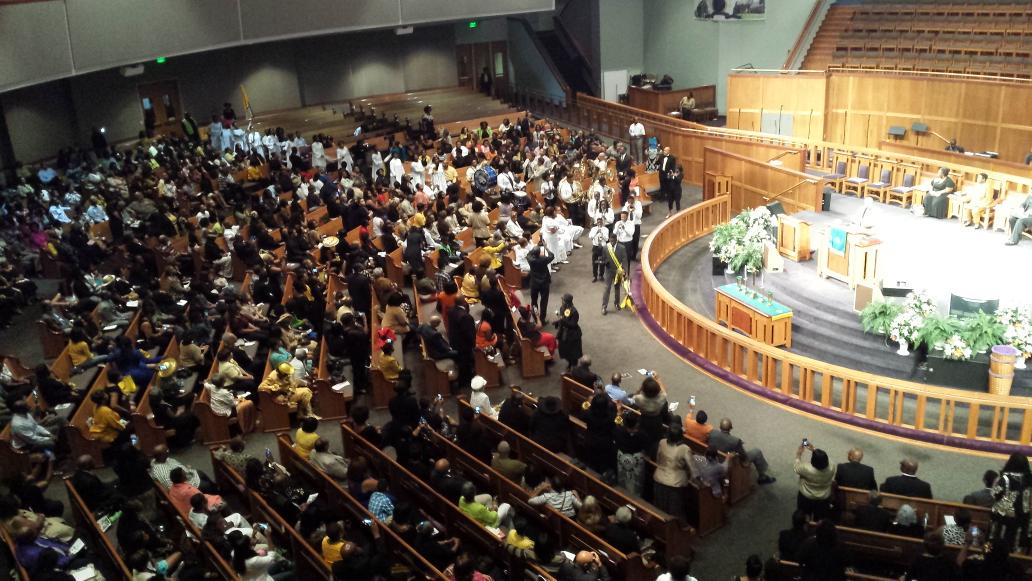 CRosenthalFOX5's tweet image. Musical tribute to Katrina survivors at Turner Chapel AME in Marietta.  @FOX5Atlanta #Katrina10Years