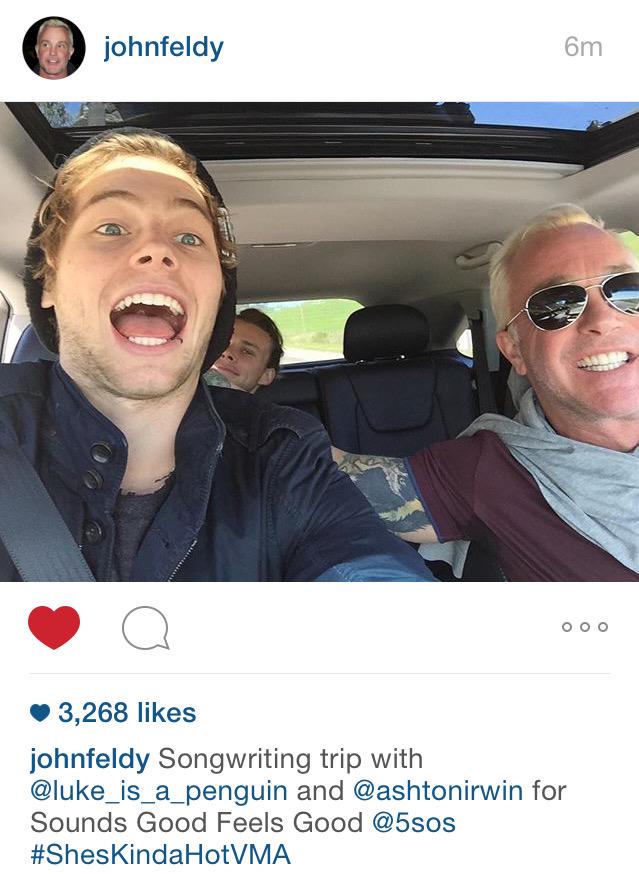 5SOSBrazil's tweet image. John Feldy no IG! #ShesKindaHotVMA