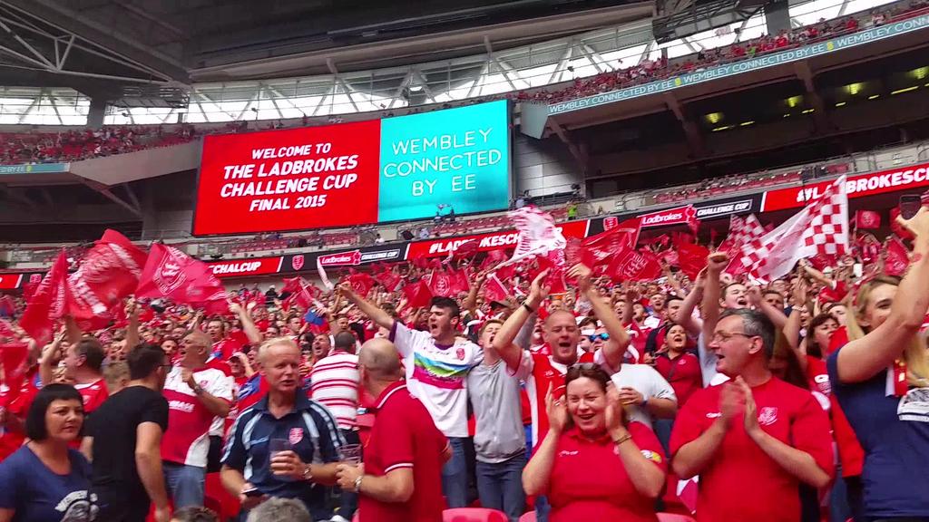 Best fans in Rugby League... #hkr #respect