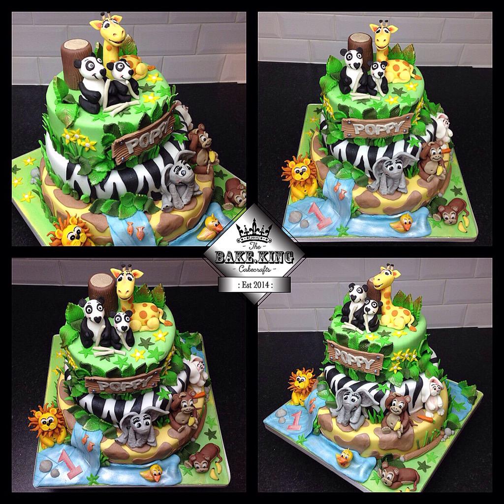 Zoo Birthday Cake - CakeCentral.com