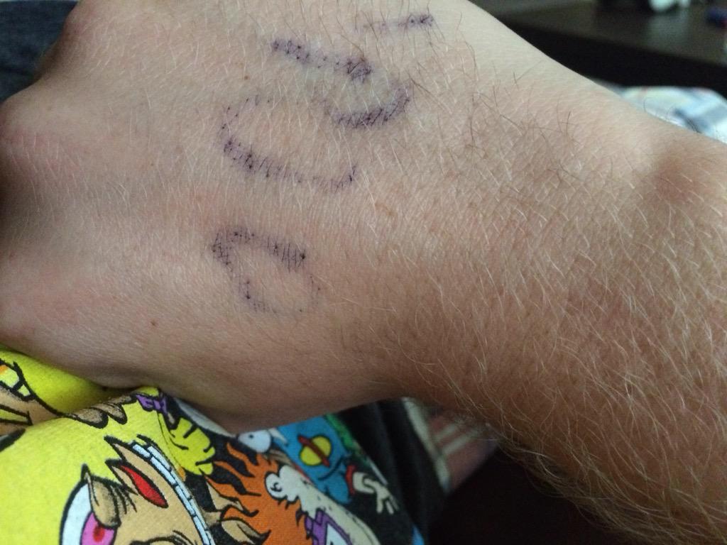 Go4Mose's tweet image. Went to my first @LeftHomeTN show last night and woke up with poo on my hand, great show
