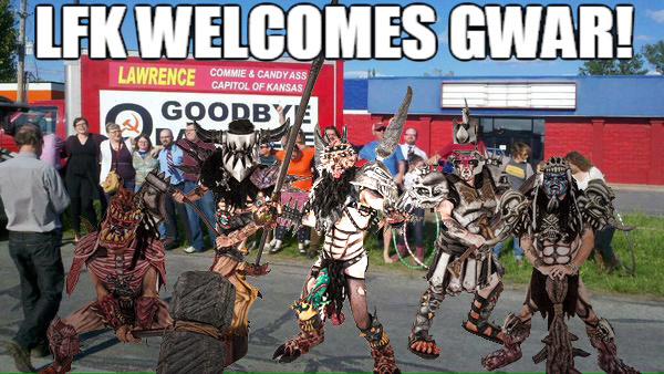 Dee Quay (@dee_quay) on Twitter photo <a href="/larryvillelife/">LarryvilleLife (but in Arkansas)</a> <a href="/doomsdavid/">doomsdavid</a> GWAR welcome party at former Payless furniture lot. <a href="/lawrenceks/">City of Lawrence KS</a> <a href="/eXploreLawrence/">eXplore Lawrence</a> <a href="/larryvillelife/">LarryvilleLife (but in Arkansas)</a> <a href="/doomsdavid/">doomsdavid</a> GWAR welcome party at former Payless furniture lot. <a href="/lawrenceks/">City of Lawrence KS</a> <a href="/eXploreLawrence/">eXplore Lawrence</a>
