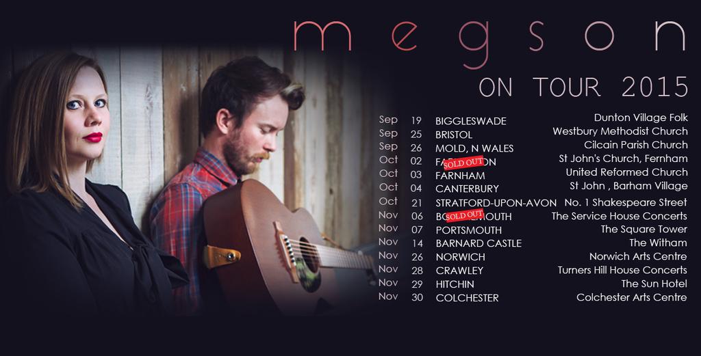 MegsonMusic's tweet image. WOW! Our Bournemouth &amp;amp; Fernham shows are both now SOLD OUT! Thanks everyone :-) See you all soon...