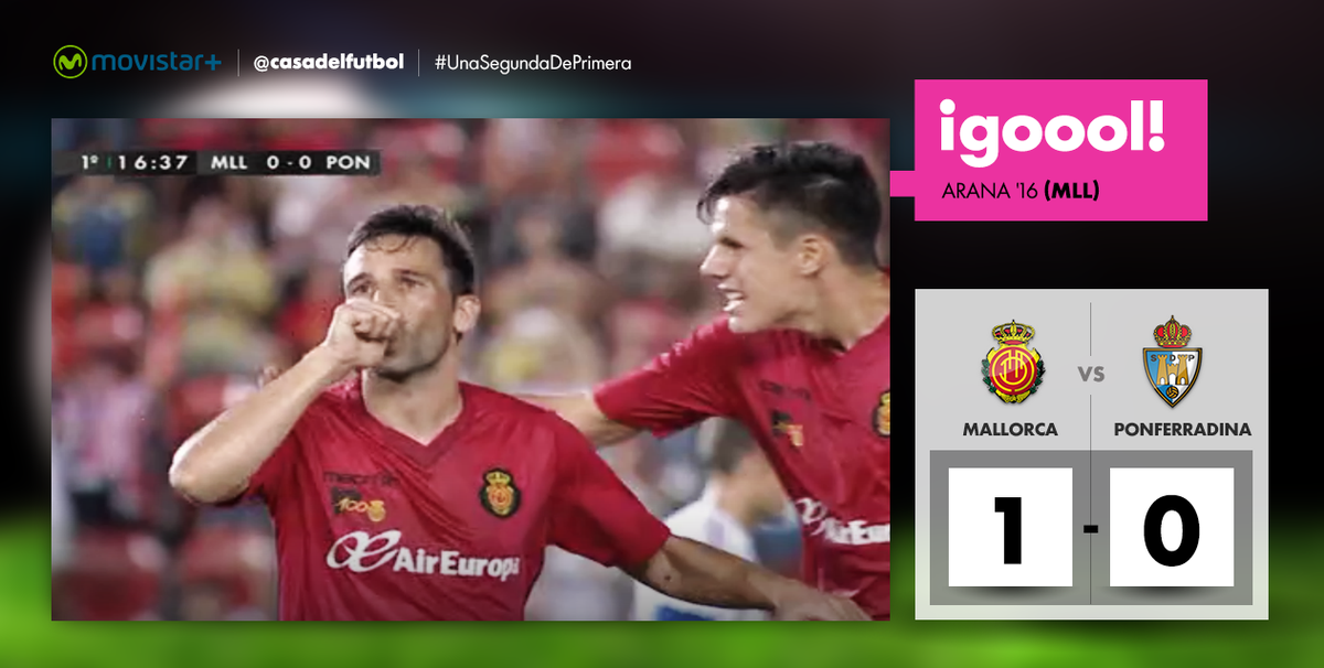 MPlusDeportes's tweet photo. Más incisivo el @RCD_Mallorca que gracias a un penalti transformado por Manuel Arana se pone por delante. #MLLvSDP http://t.co/Qk3qBClfMG