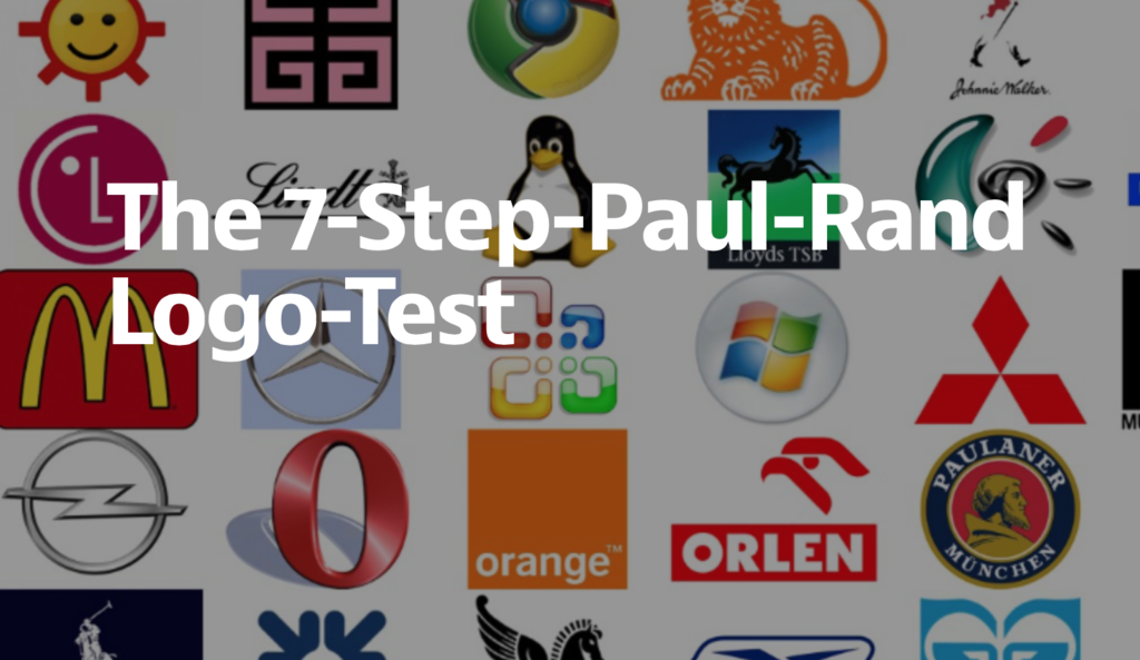 Binpress's tweet photo. The 7-Step-Paul-Rand Logo-Test http://t.co/82gue7OFcA http://t.co/9nT4gcB5lg