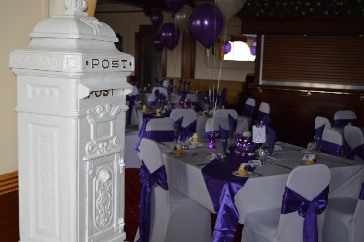 Fantastic wedding at the Bessemer hotel, Merthyr. Congratulations to Adam and Carly from Mr and Mrs Jones. #postbox